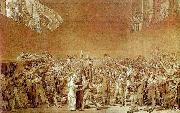 David, Jacques-Louis The Oath of the Tennis Court oil painting picture wholesale